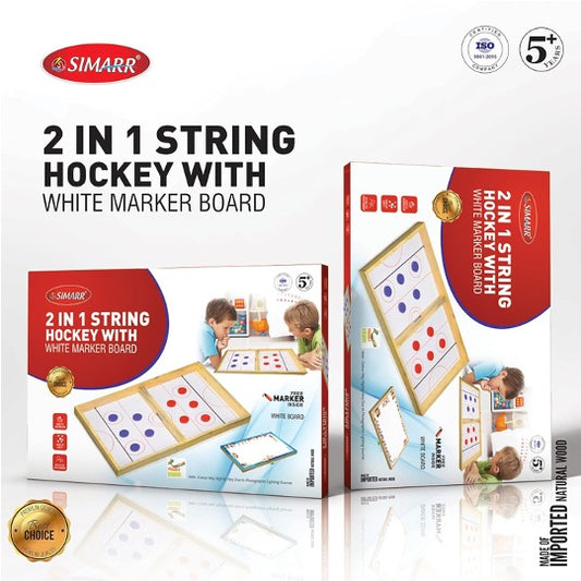 2 in 1 String Hockey with White Marker Board
