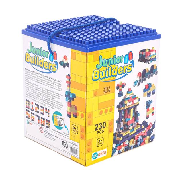 Junior Builder Blocks (230 Pieces) – Playmingo